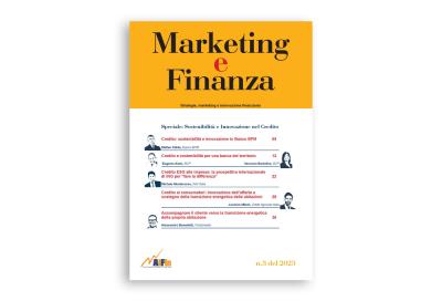 Sostenibilità e Innovazione nel Credito lo Speciale n. 3/2023 della Rivista AIFIn - Marketing e Finanza
